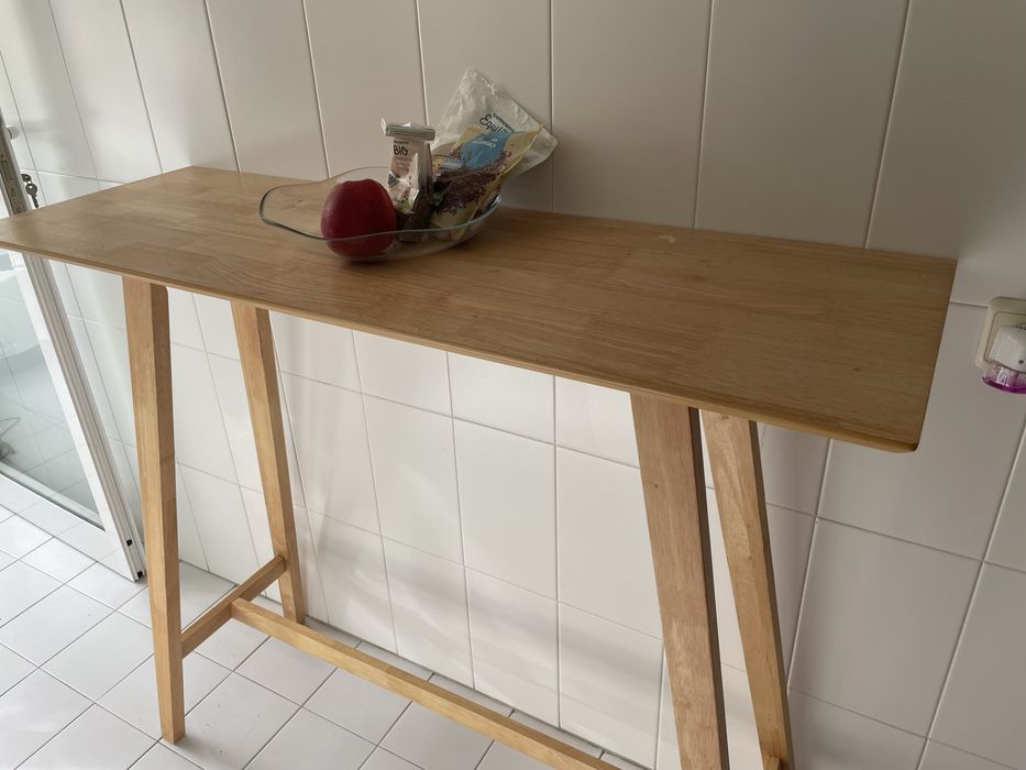 Mesa de cozinha em madeira  Sklum