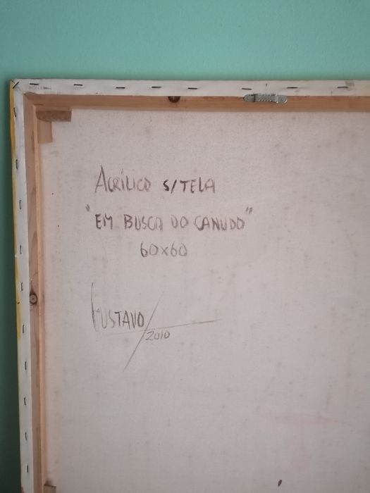 Tela Acrilico-Em busca do Canudo