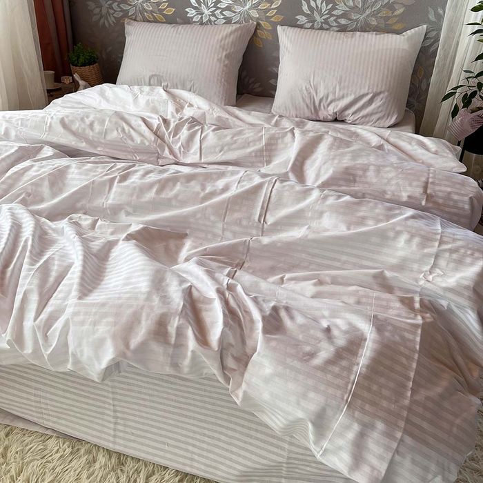 Постіль Смужка ПОЛОСКА як в готелях НАТУРАЛЬНА