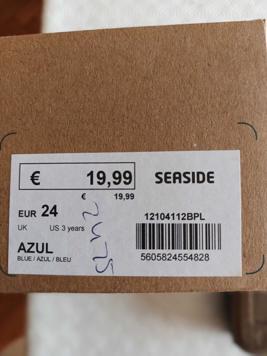 Sapatos Mocassins Seaside - nº 24