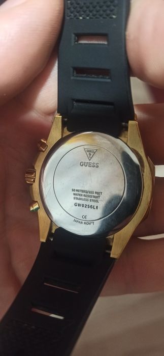 Męski zegarek GUESS Gold/Black Multi – Stan Bardzo Dobry, Okazja!