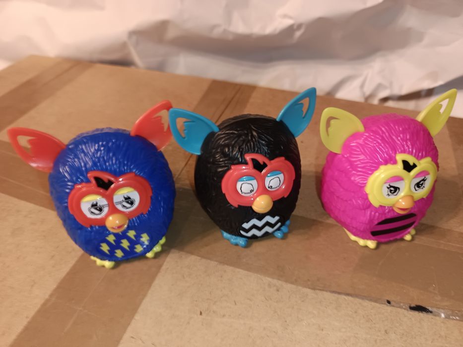 3, Figurki FERBI, FURBY z McDonalds-3 sztuki