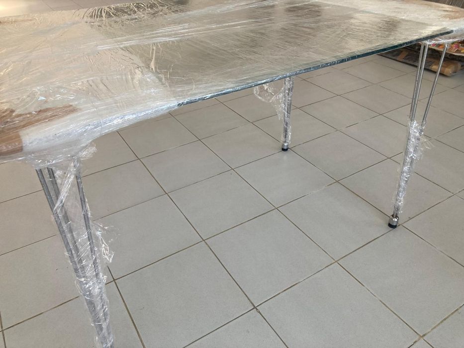 Mesa de cozinha vidro com 4 cadeiras