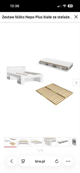 Stelaż łóżka 140x200