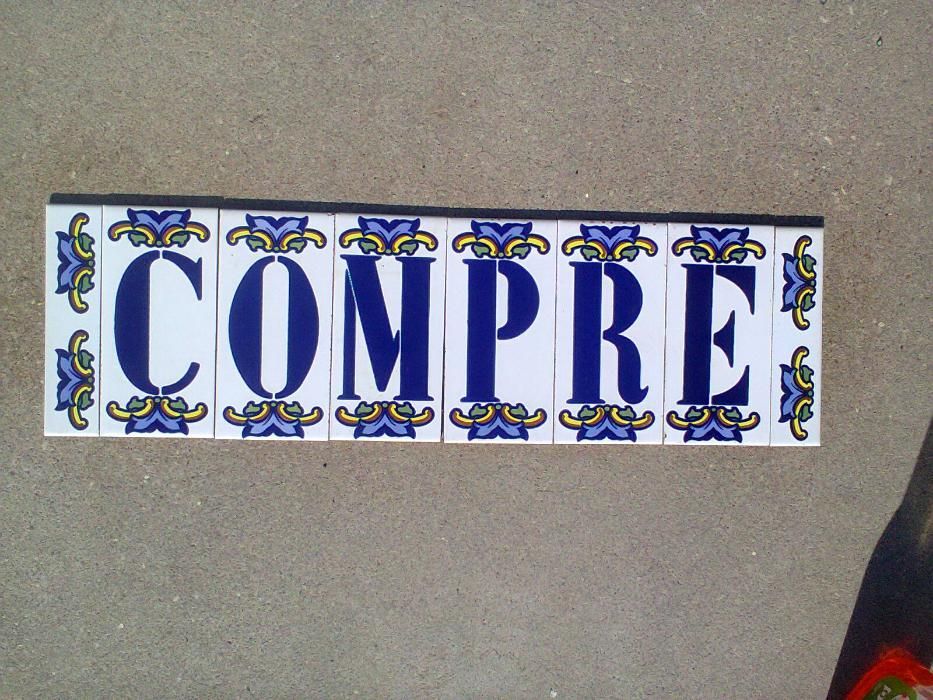 azulejos letras numeros