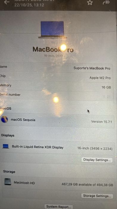 Macbook Pro 2023 M2 Series