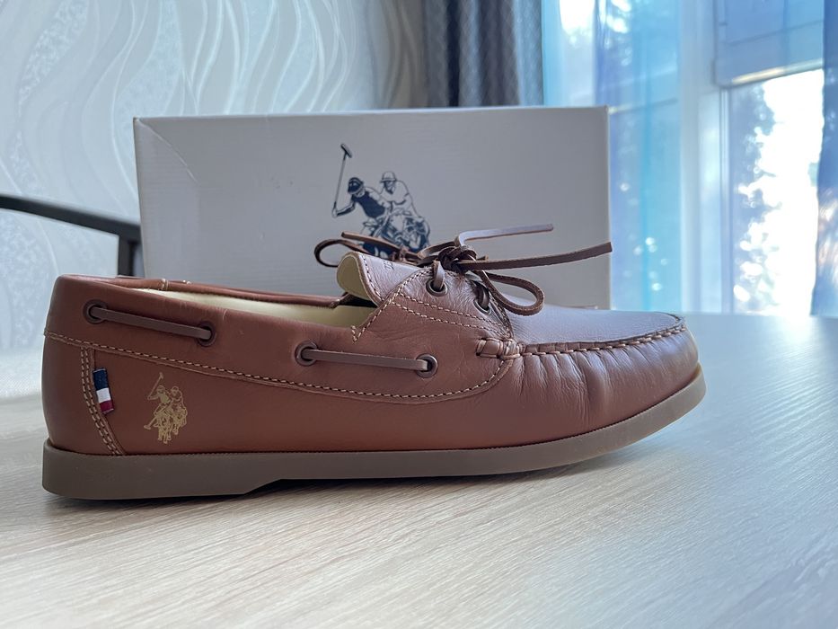 Продам шкіряні мокасини U.S. Polo Assn. SAIL