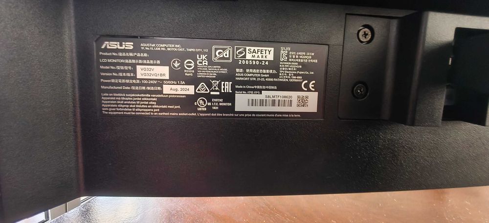 Monitor Gaming ASUS TUF 32 Curvo 165hz QHD- Como novo