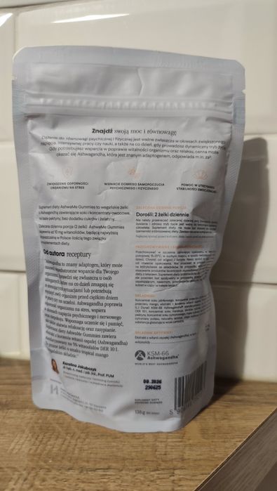 Ashwaganda Healthylabs żelki 60 sztuk