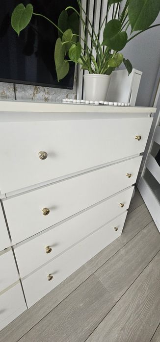 Biała komoda ikea 80x50x110