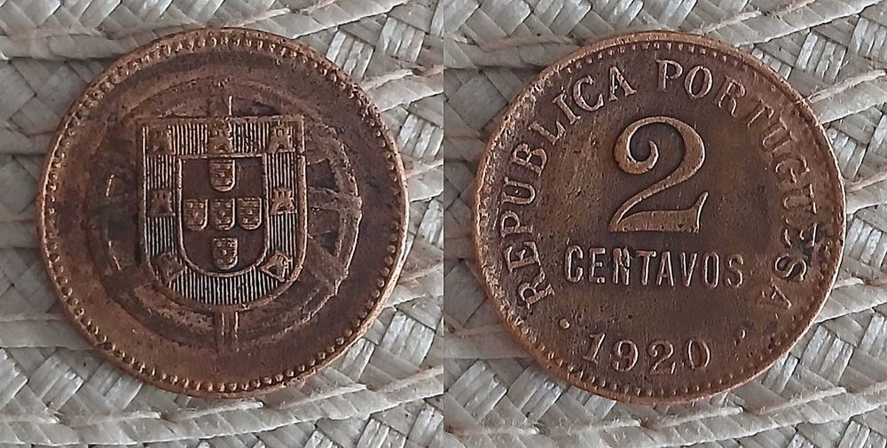 Moedas antigas portuguesas Monarquia/República