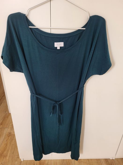 Sukienka modal butelkowa zieleń Flawless L