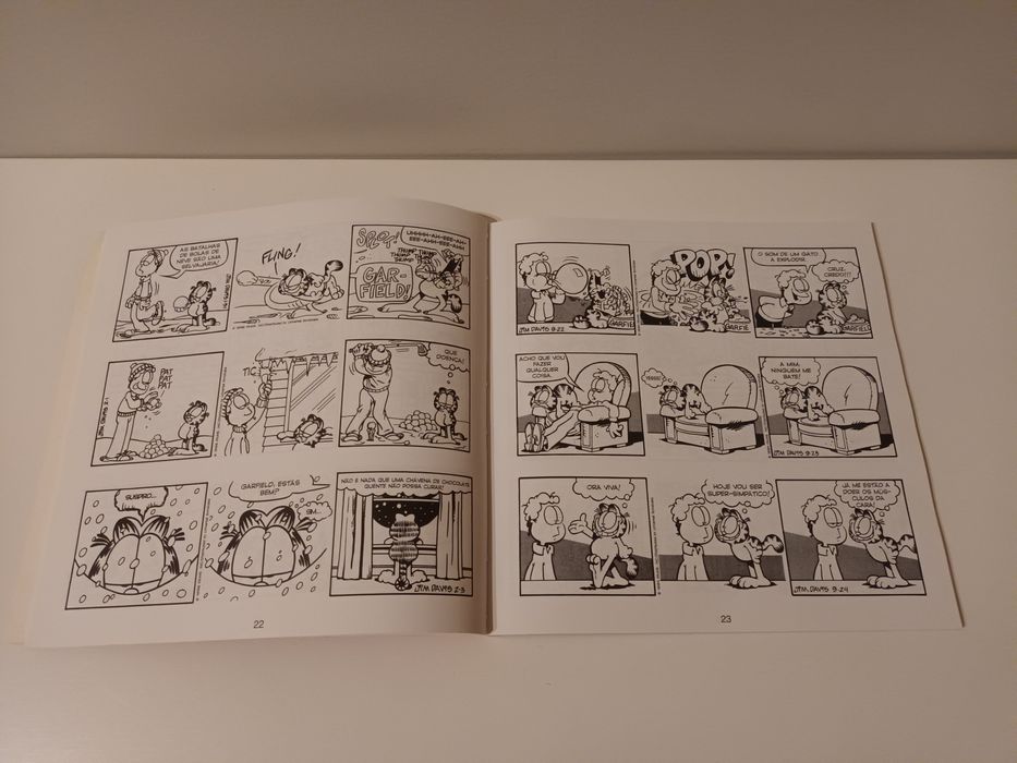 Livro de banda desenhada Garfield Viva a Amizade