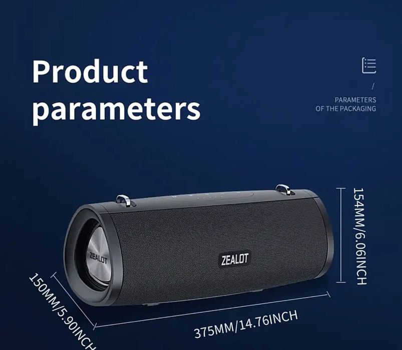 Coluna Bluetooth NOVA Zealot S39 60 w