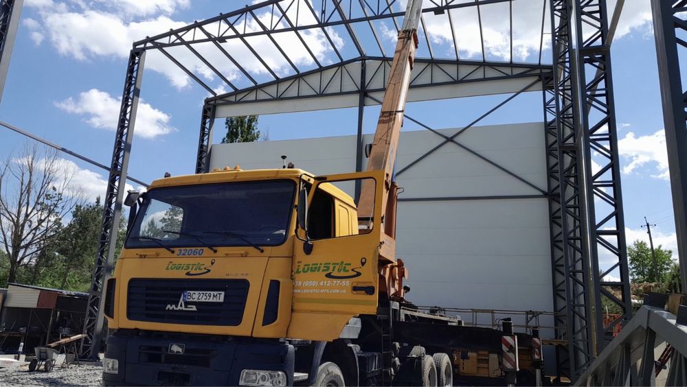 Оренда Автокрану в Києві і області, цілодобово, 24/7