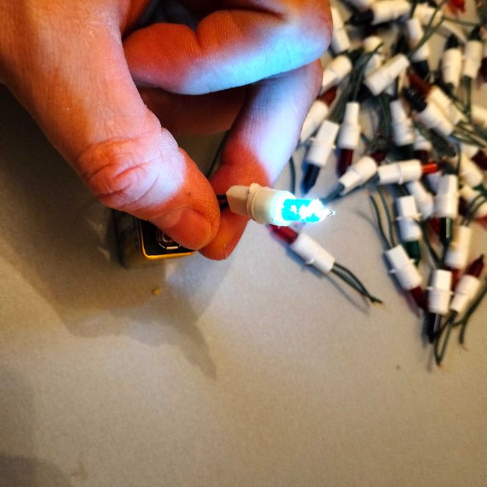 Lampki choinkowe, różne kolory