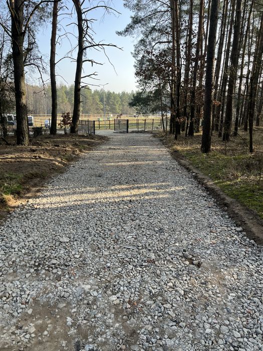 Budowa dróg, parkingi,place, kruszywo