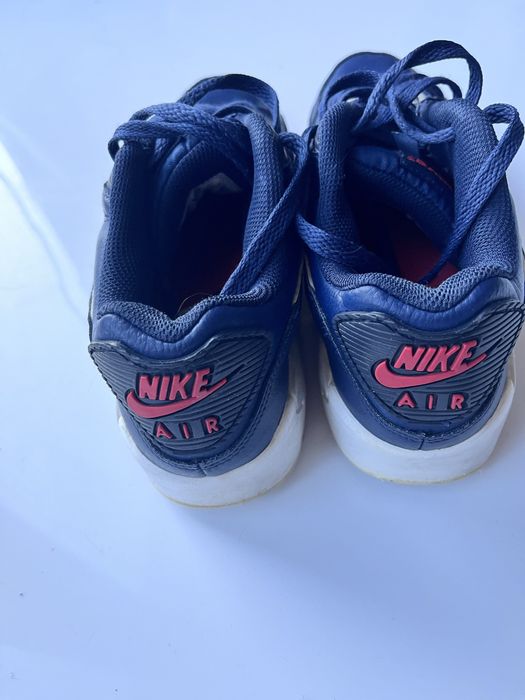Nike Air Max 90 skórzane granatowe rozmiar 38.5 stan dobry