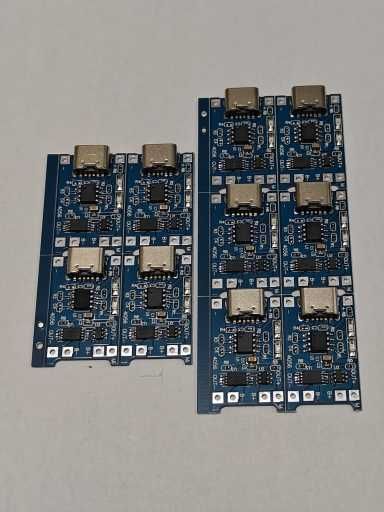 Модуль плата зарядки и защиты Li-ion TP4056 USB type-C для 18650 21700