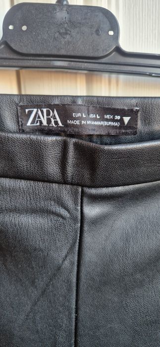 Zara spodnie z eko skóry jak nowe