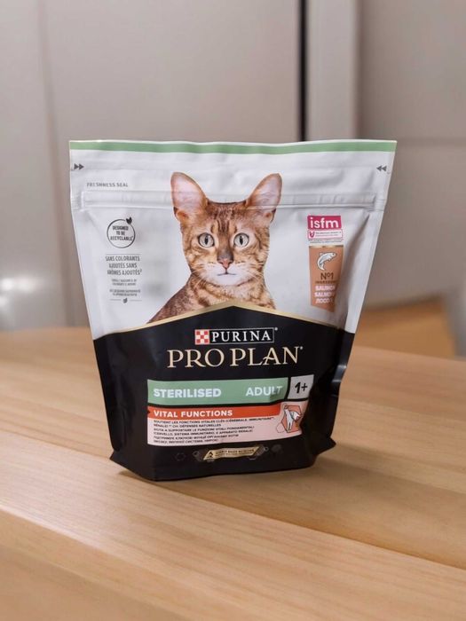 Корм Purina Pro Plan Sterilised для кошек 3 кг Лосось