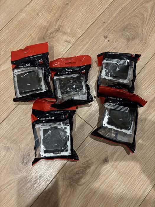 3 szt łącznik krzyżowy simon 54 czarny mat