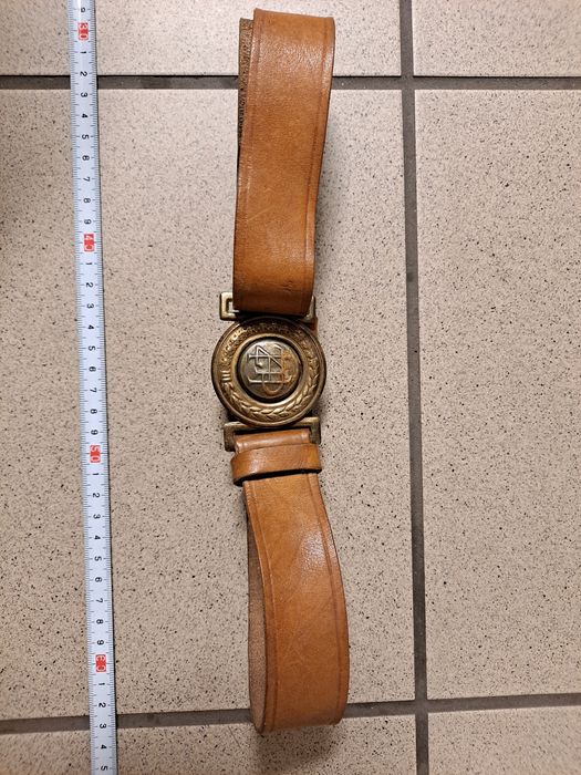 Pas harcerski skórzany