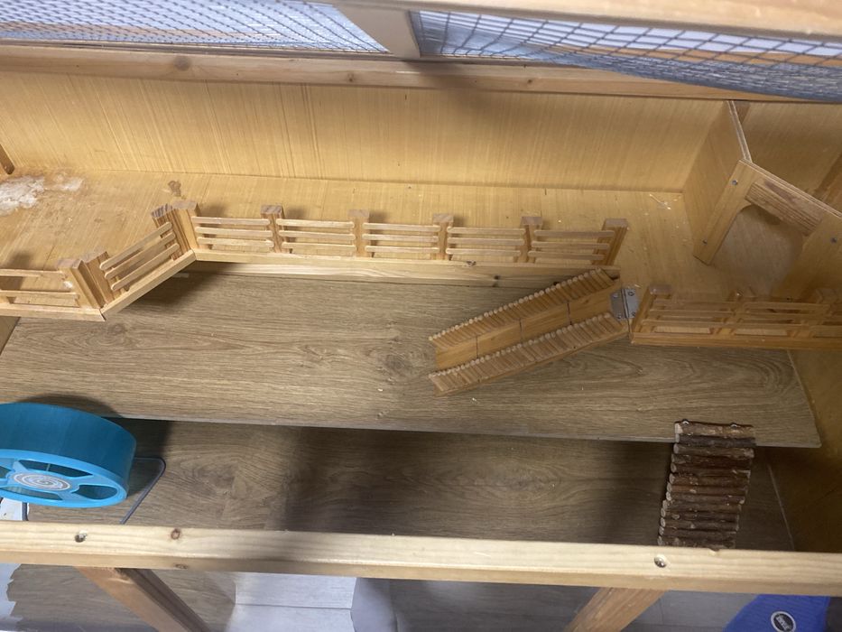 Duza klatka dla gryzoni chomik myszki Królik Świnka morska