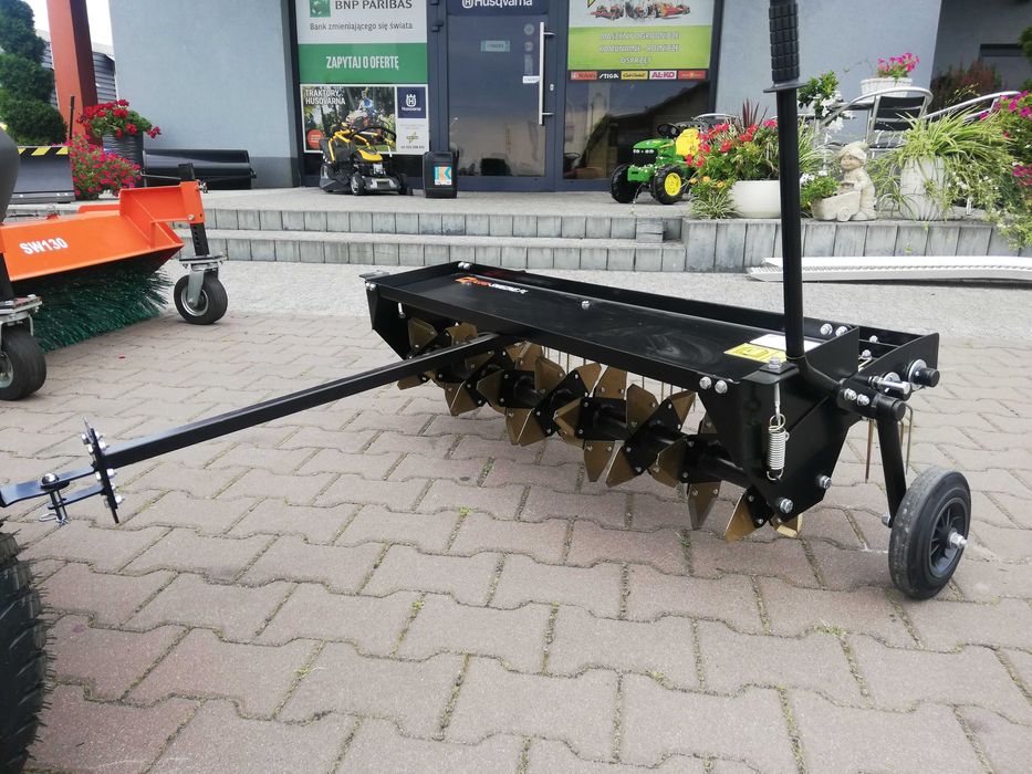 Aerator i wertykulator 2w1 do traktorka ogrodowego napowietrzanie+koła