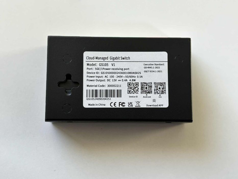 Cloud-Managed Gigabit Switch