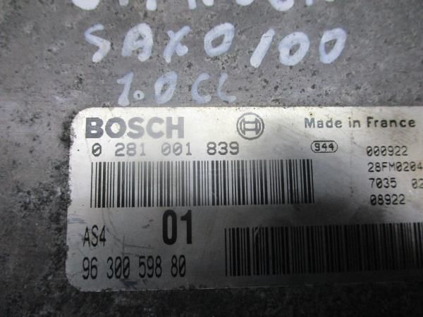 Centralina motor / ECU CITROËN Saxo (S0, S1)