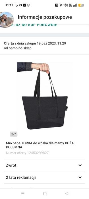 Torba dla maluszka