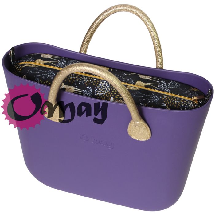 Organizer do OBAG STANDARD jelonki złote czarno-złote 2 kieszenie OMAY