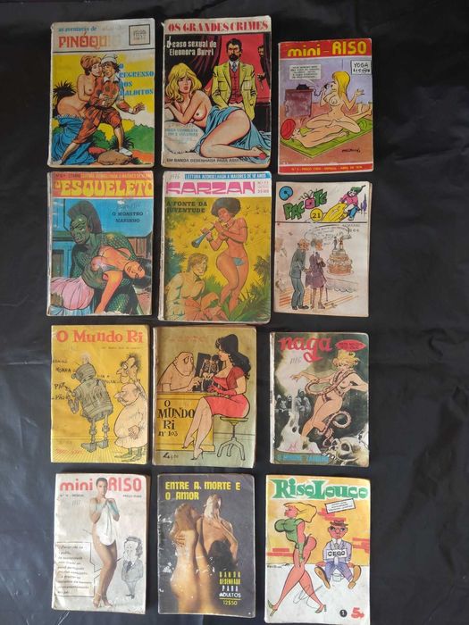 Revistas Bandas Desenhada Usada Diversa.