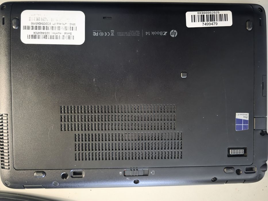 HP ZBook 14 I7 4500U