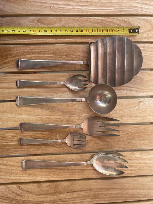 Conjunto de talheres antigos arte deco