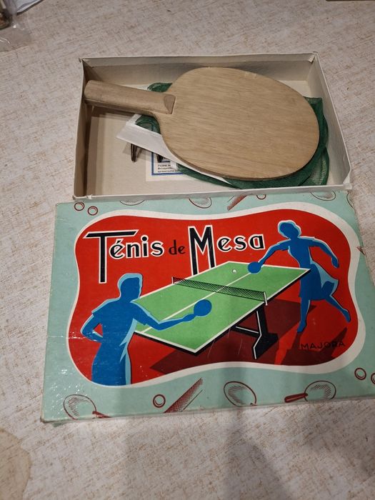 Jogo antigo majora tenis mesa falta uma raquete