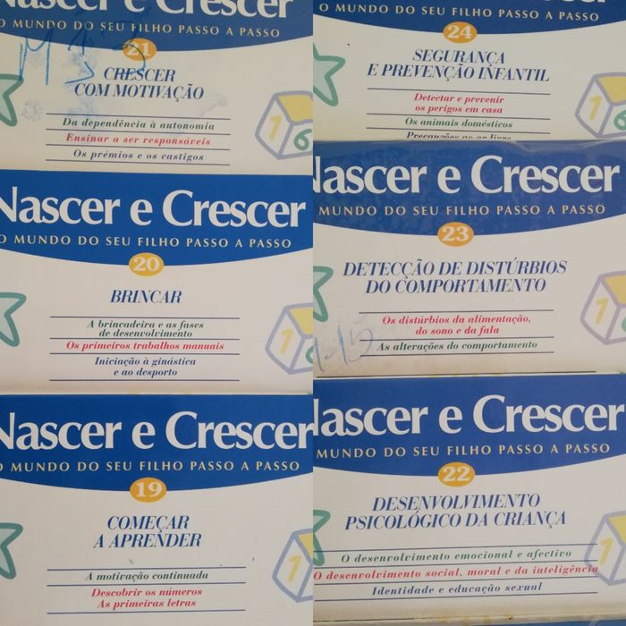 Coleção 30 livros "Nascer e Crescer"