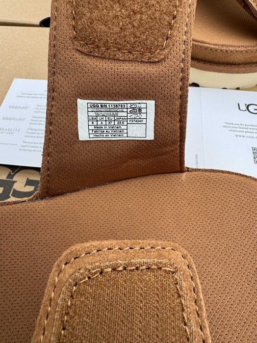 ‼️Останні Розміри ‼️Оригінал / Босоніжки UGG W Goldenstar Sandals Chestnut / Brown / Угг Сандалі / Уггі / Босоножки Угги/ Без Передоплати