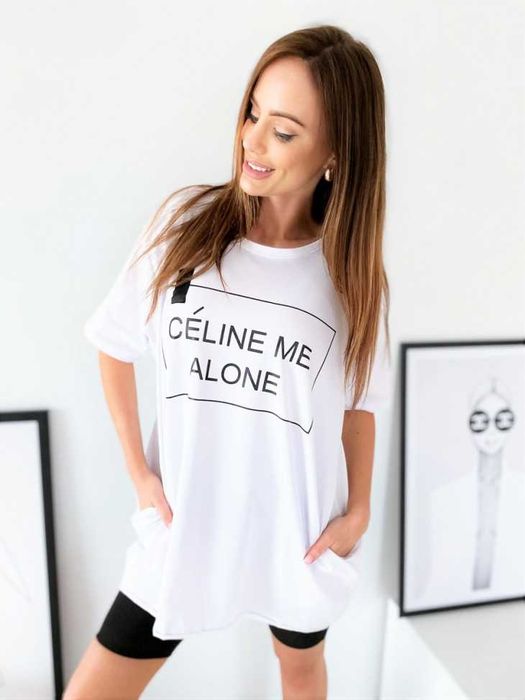 Laleli świetna bluzka CELIN e ME ALONE r.UNI DO 44/46/48 BIAŁA