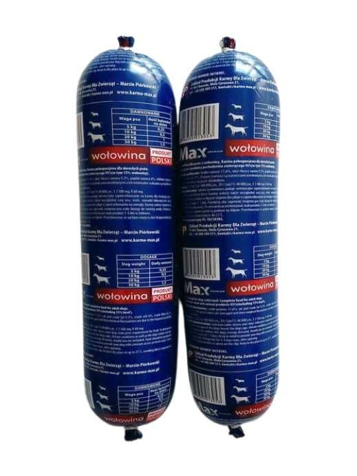 Karma dla psa MAX z wołowiną baton 15 szt.