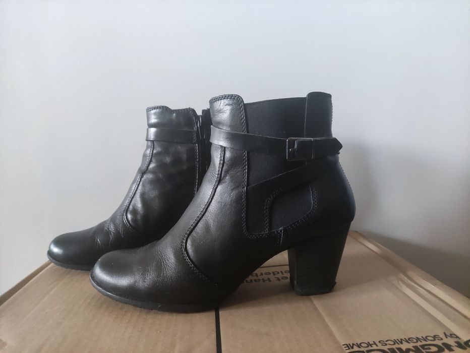 Czarne kozaczki • 39 Lasocki • stan dobry