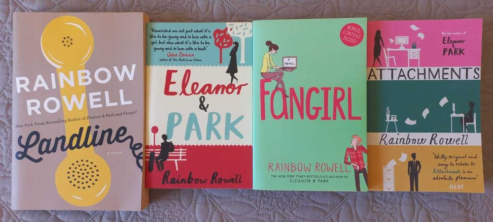 4 livros de Rainbow Rowell