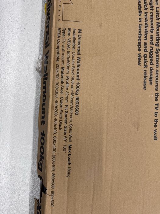 uchwyt ścienny M Universal Wallmount 100kg 900X600