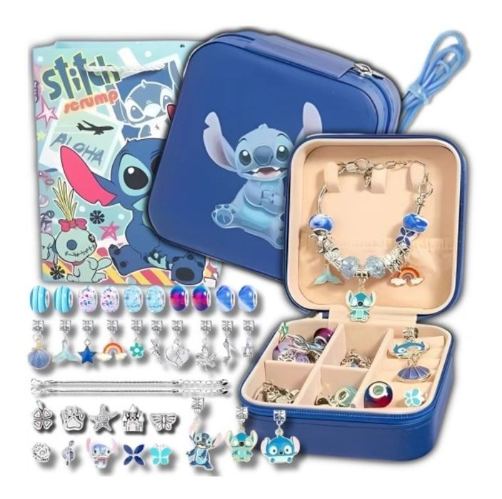 Zestaw koralików do robienia Bransoletek Lilo i Stitch Mikotaj Boze