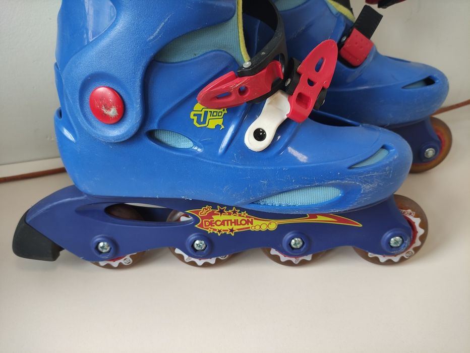 Patins de criança com saco de arrumação/transporte