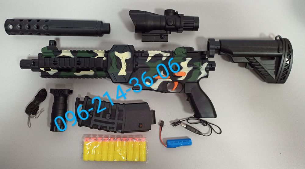 Детский автомат M416 на аккумуляторе, оптический прицел.