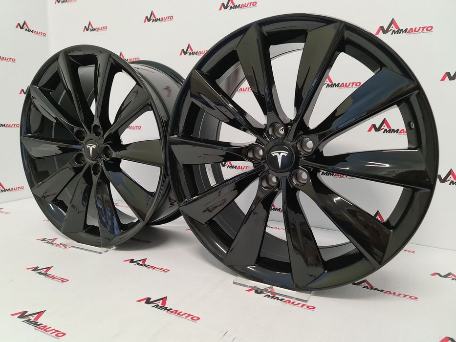 Jantes Tesla Model S Turbine Preto Brilho 21 (5x120)