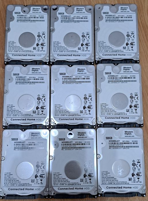 Dysk 500gb HDD SATA 2,5 cala do ps3 ps4 ps5 TV xbox sprawne szybki