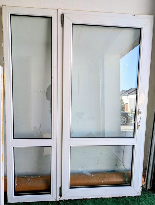 Drzwi tarasowe 145x193 , KLAMKA, ZAMEK, Transport!